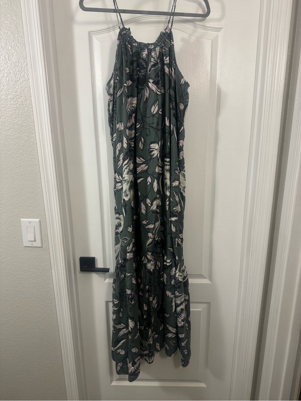 Unsubscribed 100% Silk Floral Maxi Dress - Picture 12 of 13